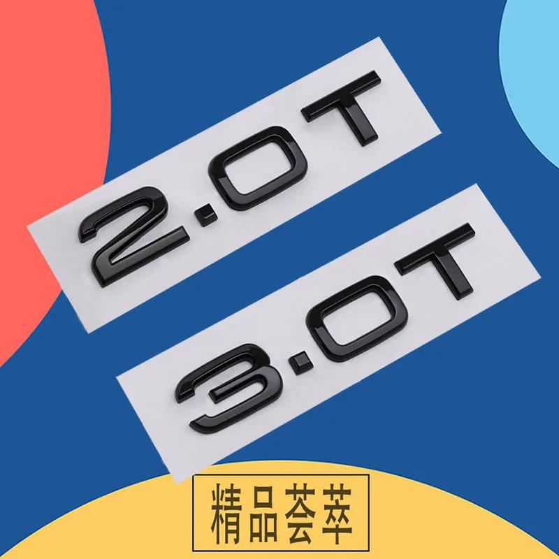 AAWC1 3D 2.0 T 2.0T 3.0 T 1.8T Letters compatible compatible for A3 A4 A5 A6 A7 A8 Q2 Q3 Q5 Q7 Q8 car Engine Fender trunk Rear Decal Emblem