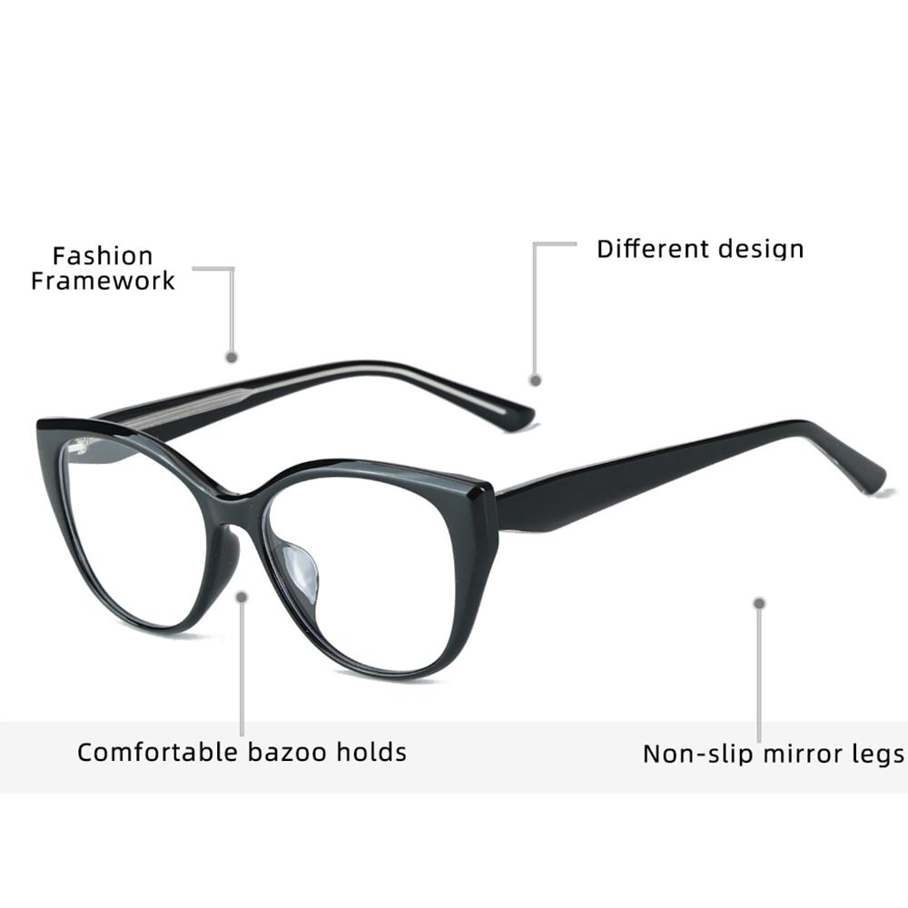 Blue Light Blocking Eyeglasses Transparent Grey TR90 Frame Designer Eye Wear Retro Style Modern Oversized Eyewear