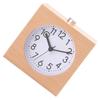 Wood Clock Silent Alarm Clock for General Users In Office or Bedroom Environment 10.10X9.60X4.00CM Size 1Pack