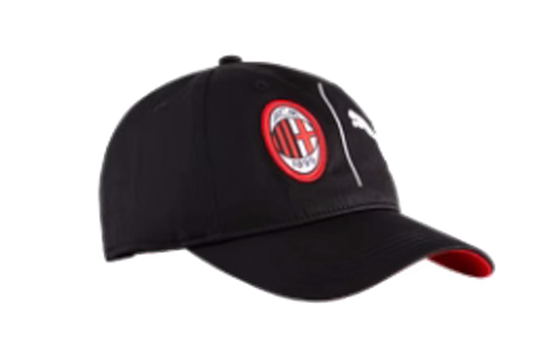 PUMA Cotton Baseball Caps Unisex Black 024677-01 F