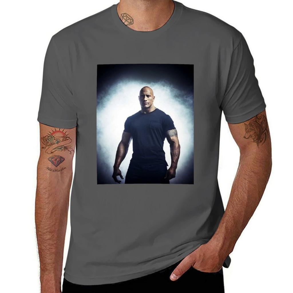 Dwayne Johnson T-shirt Moda Fantasia Stampata T-shirt T-shirt