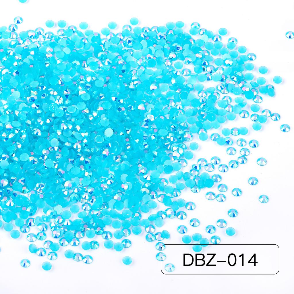 Nail Art Jewelry Super Flash Solid Color Candy Resin Flat Bottom Sticker Diamond Diy Material Mobile Phone Case Violent Bear Accessories