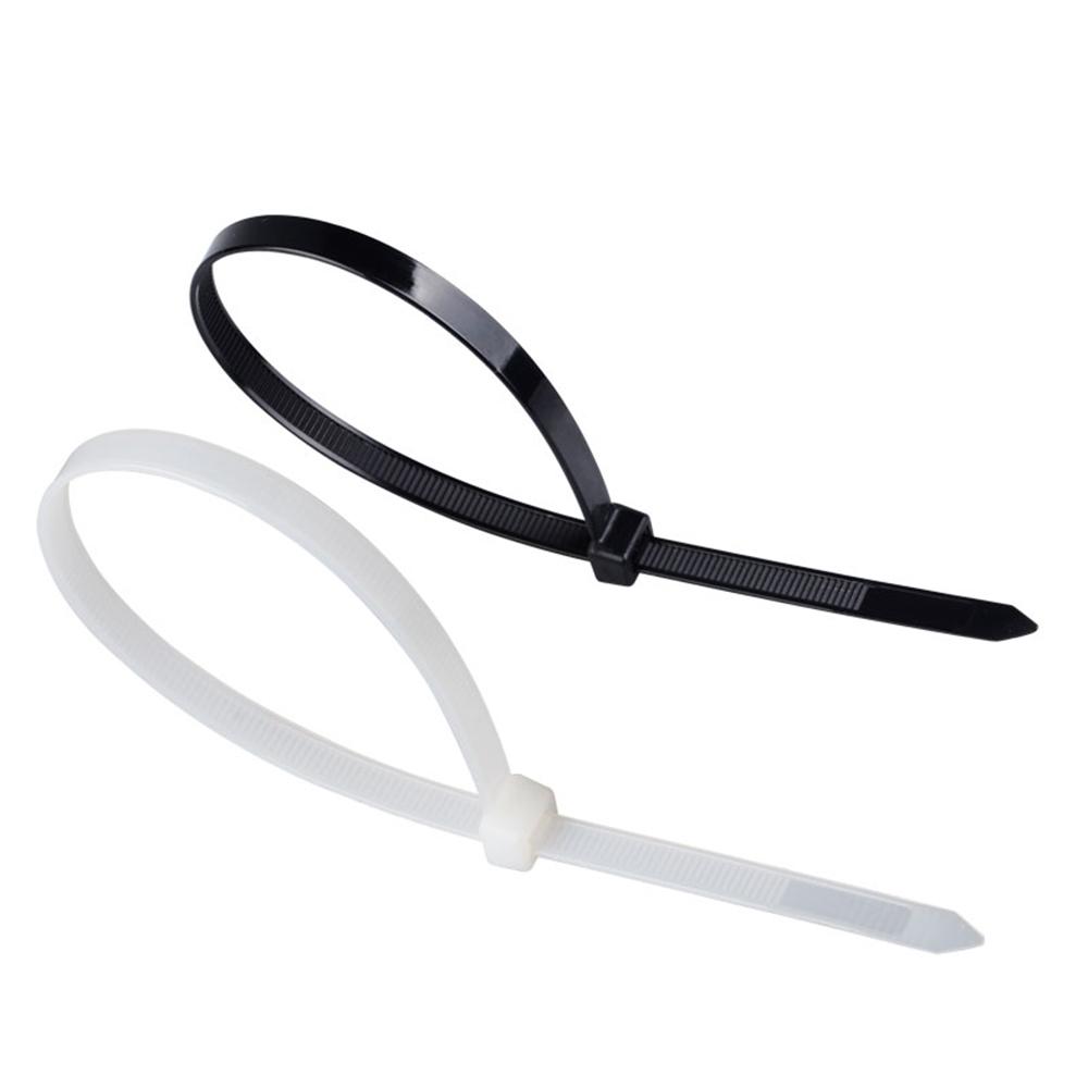 Plastic Nylon Cable Ties Self-locking Black Plastic Winding Cable Ties To Fix Nylon Cable Ties To Fix Cables