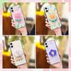 Rotatable Stand Quicksand Phone Case For Samsung Galaxy A07 Glitter Kickstand Skin Feel Silicone Simplicity Silicone TPU