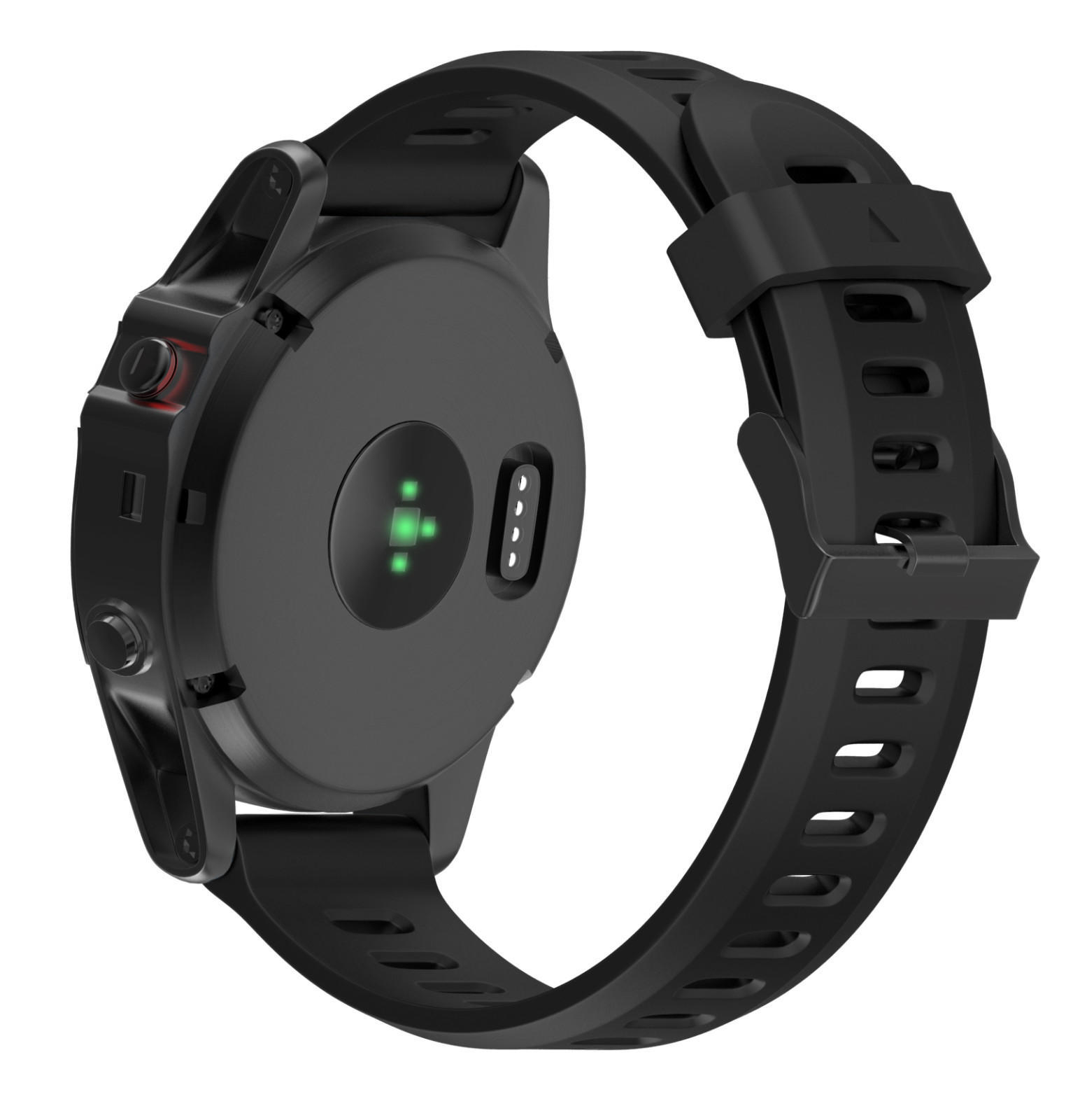 

Сменный силиконовый мягкий ремешок для часов Garmin Fenix ​​5X GPS BK
