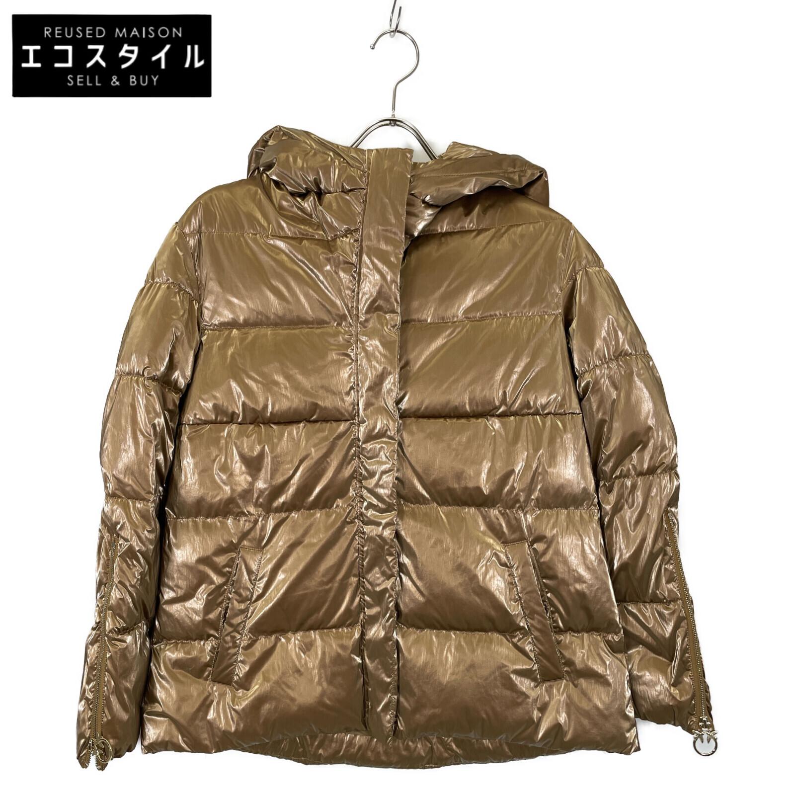 

PINKO Gold padded jacket 1G15CK Jacket 36 goldUsed