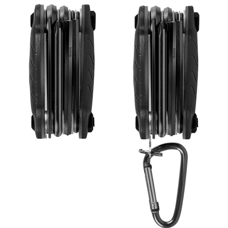 8 In 1 Multi-Function Bike Repair Tool Folding Metric Repair Tool Portable Socket Wrench Portable Bike Essential Tool