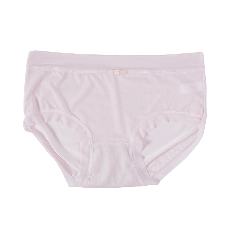 

Женское нижнее белье высокого качества, цельные бесшовные, ультралегкие и дышащие трусики, однотонные хлопковые трусики с промежностью M розовый
