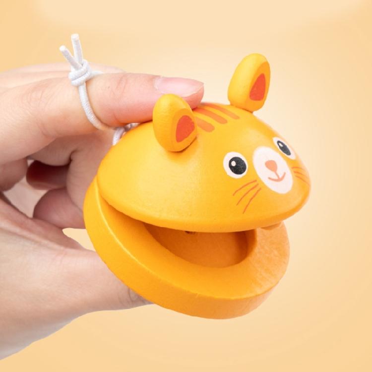 Wood Kids Clapper Orff Toy Kids Castanets Percussion Toy for Music Exploration and Child Development Rhythm Instrument