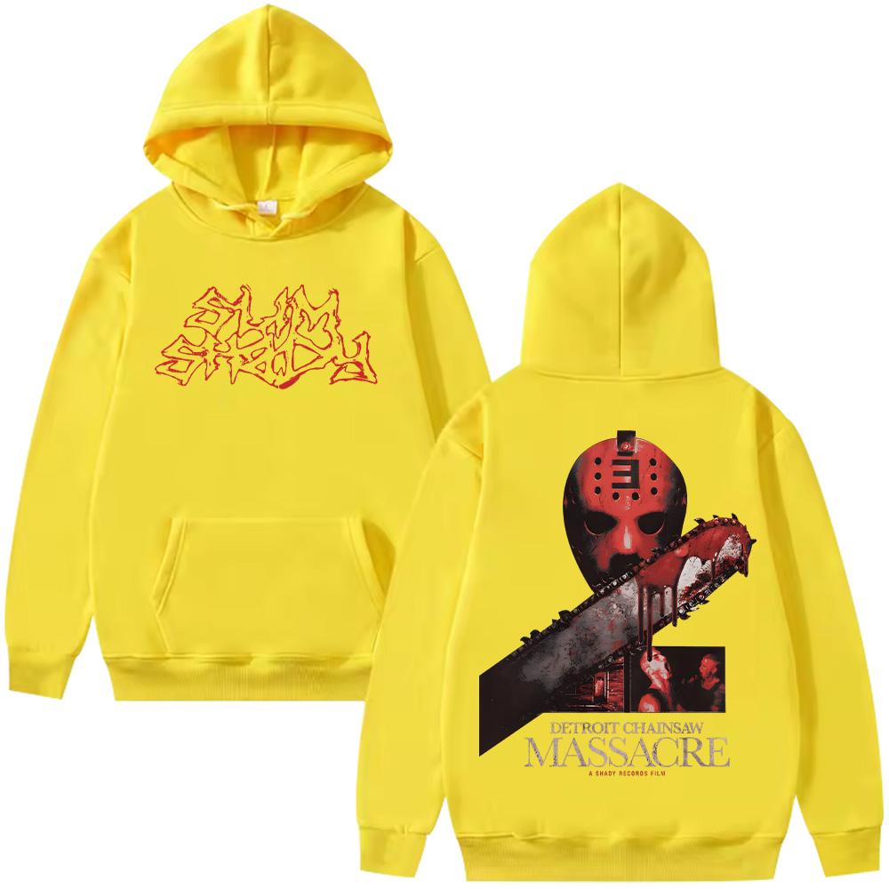 Eminem Massacre Hoodie Men Casual Vintage Pullover Man Hip Hop Hoodie Mens Fashion Oversized Sweatshirt Gothic Unisex Streetwear