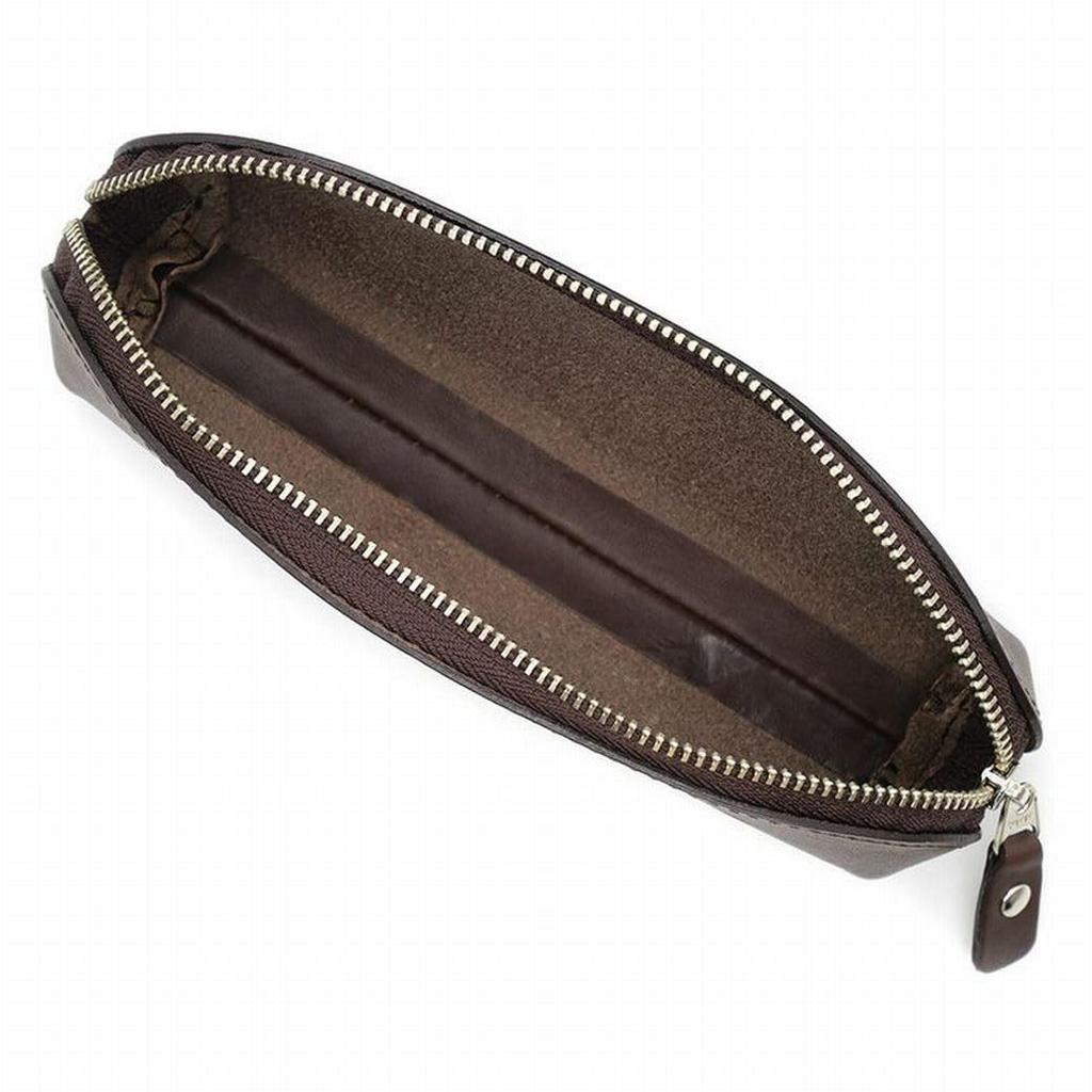 Dayan the Cat Dayan Genuine Leather Pen Case Flipping Chocolate [Wachifield]