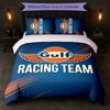 Gulf Print 3Pcs Bedding Set Duvet Cover With Two Pillowcases Soft Bed Linen For Household Bedroom