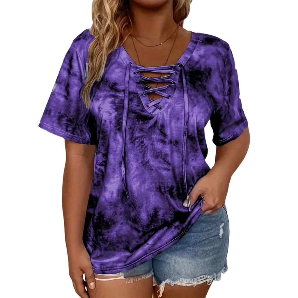 Women's Fashionable Short Sleeves Elegant Commuting And Casual Top