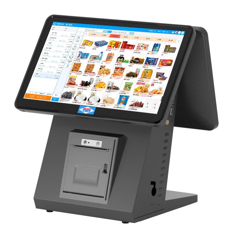 Aibao AB-8600D3 Touchscreen Dual-Screen All-in-One POS System CN plug (adapter included)