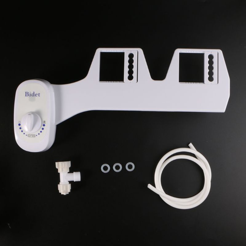 Bidet Meccanico Non Elettrico per WC da Attaccare al Sedile con Acqua Regolabile