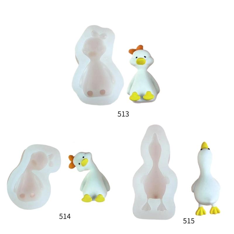 3D Duck Candle Crafting Mold Silicone Mould for Unique Handmade Crafts Epoxy Resin Wedding Decoration Making Mold