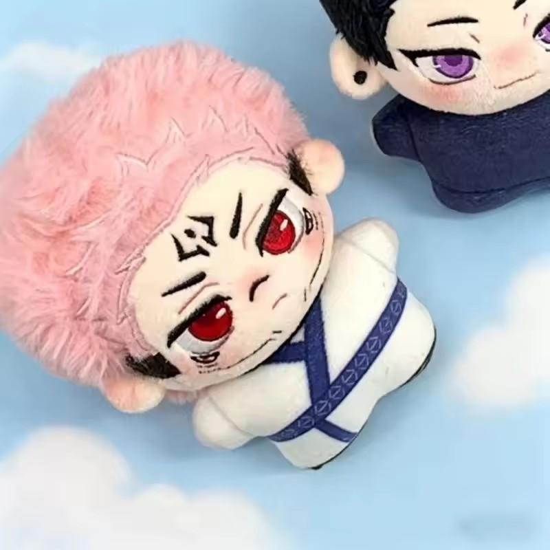 10cm Knuffel Geto Suguru Ryomen Sukuna Satoru Gojo Pluche Anime Yuji Itadori Hiromi Higurum Yuta Knuffel Speelgoed Hangers gray