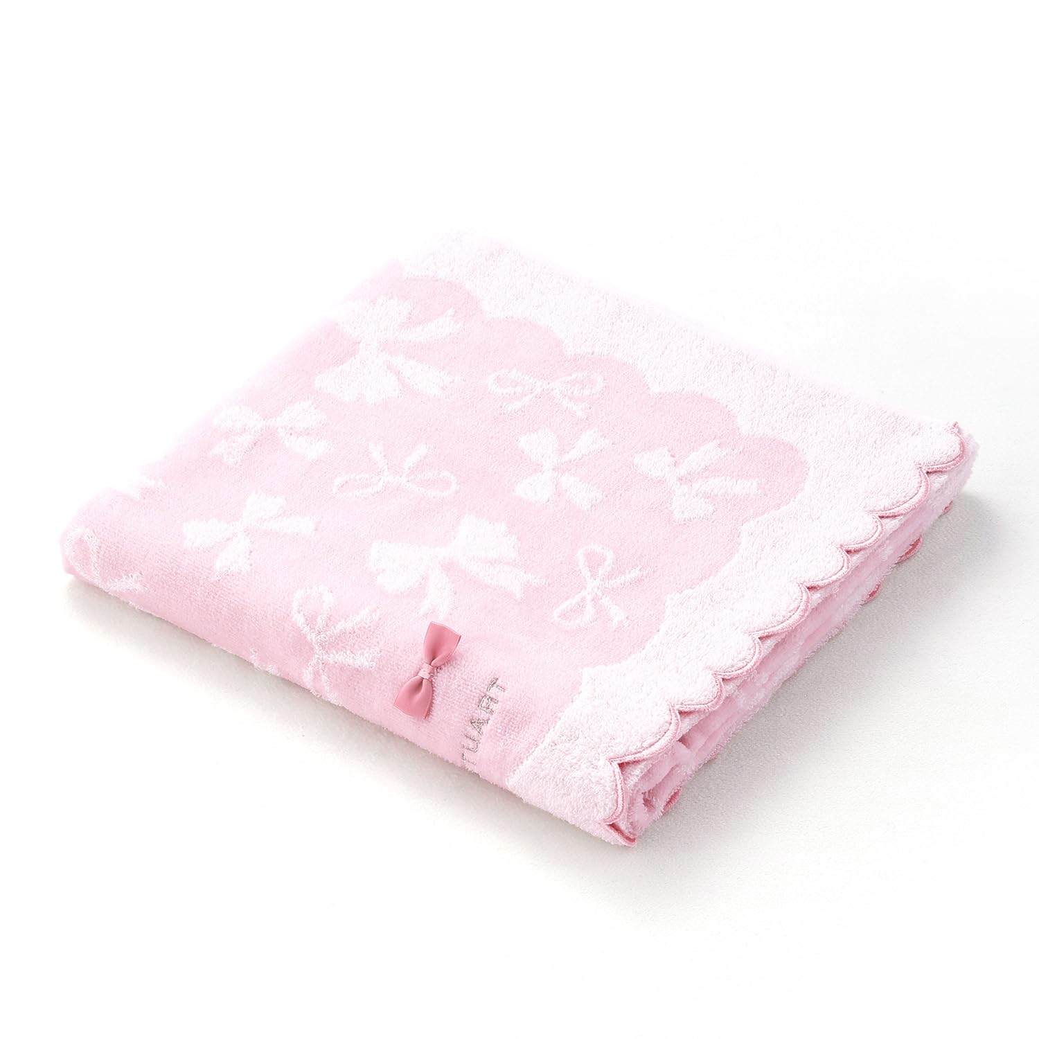 

JILL STUART Charming Ribbon Bath Towel, Pink, Ribbon Scala, 58-1943350, Approx. 60 x 120 cm
