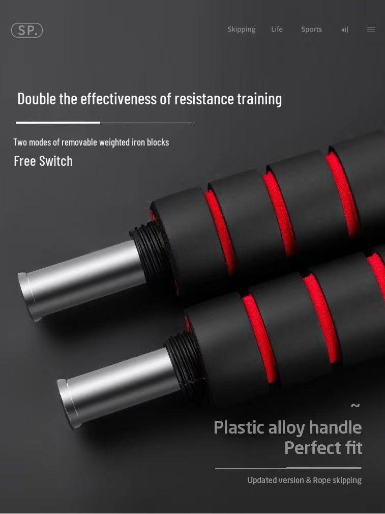 Steel Wire Weighted Jump Rope for Adult Fitness & Professional Training