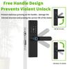 Tuya Electronic Door Lock with Password Wifi Biometric Tuya App Remote Unlocking Keyless Lock Fingerprint for Home Office Door