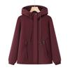 Yalu Women's Thick Fleece-Lined Hooded Winter Parka Jacket
