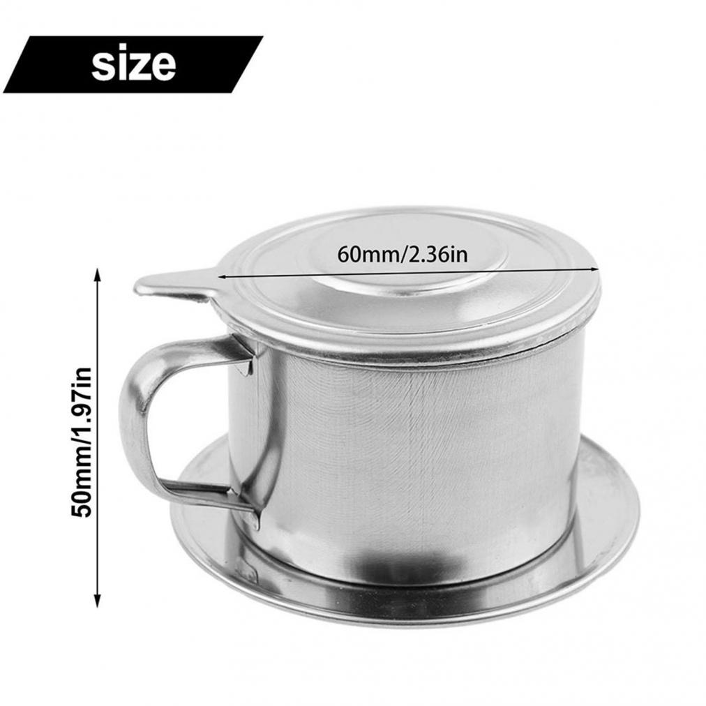 Stainless Steel Vietnam Coffee Beans 50ml/100ml Pot Drip Filter Coffee Maker