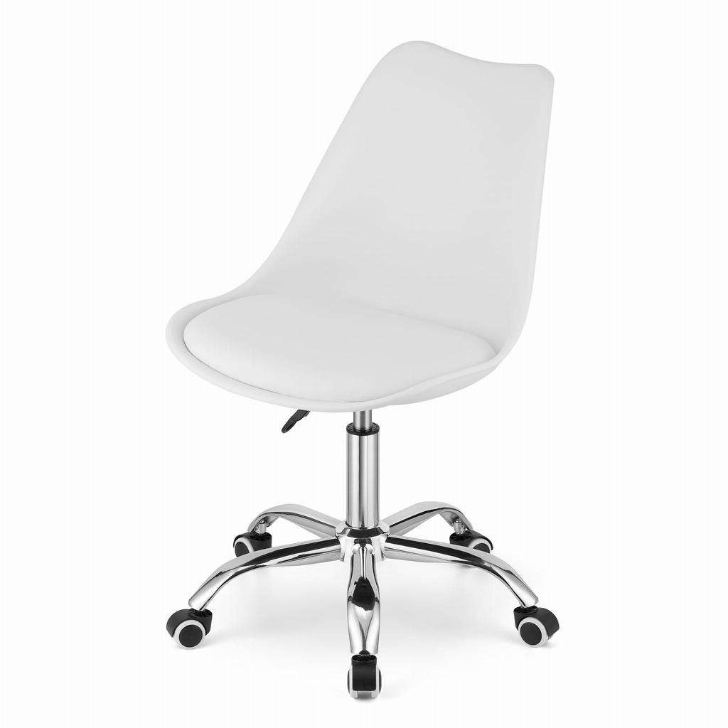 Alba Swivel Chair - White