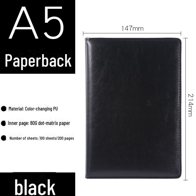 Luxus A5 Notizbuch und B5 Notizblock Geschenkset mit PU Softcover und anpassbarem Logo