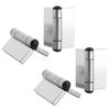 4pcs Stainless Steel Spring Hinge Automatic Closing Cabinet Wardrobe Hinge Hardware