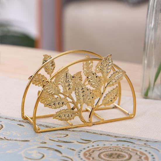 Vertical Desktop Paper Napkin Holder Stand Modern Serviette Holder Wrought Iron Napkins Holder for Table Dinner