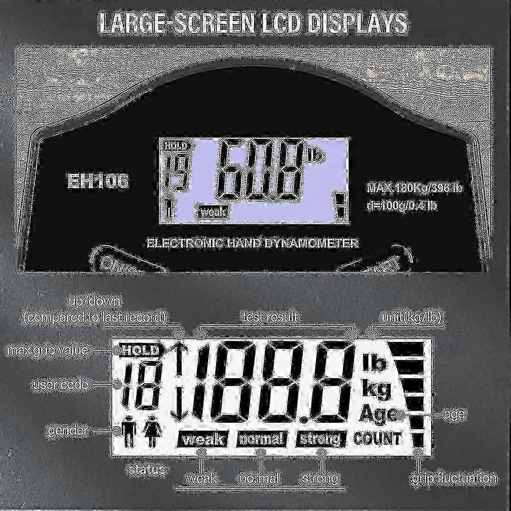 Handdynamometer mit hoher Kapazität für sportliche Leistung