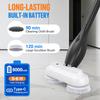 Portable Electric Spin Scrubber Cordless Power Scrubber for Hard Floors Tile and Grout Cleaning with 60 Mins Runtime