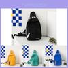 Stylish Ins New Trendy Boys Sling Bag Lightweight Canvas Letter Crossbody Backpack