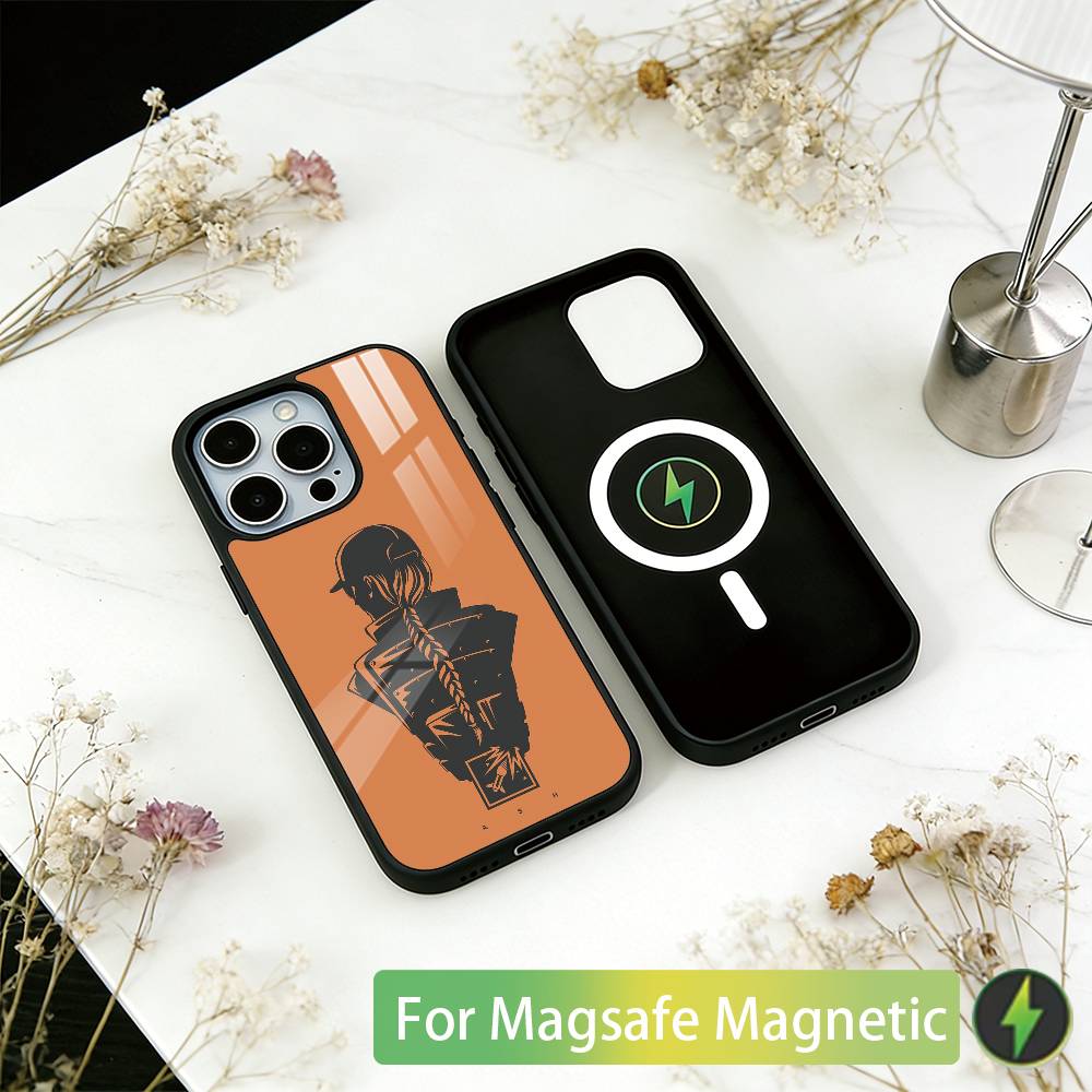 R-Rainbow Six Siege Grafik Handyhülle Für iPhone17,16,15,14,13,12,11 Plus,Pro Magnetisch mit Magsafe Kabellosem Laden