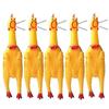 Screaming Chicken Dog Toy 41cm Durable Rubber Squeaky Chicken with Loud Funny Sound