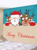 Cartoon Frohes Neues Jahr Weihnachten Rot Grün Fenster Vorhänge Für Kinder Schlafzimmer Wohnzimmer Badezimmer Kicthen Tür Halle Wohnkultur