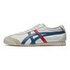 Onitsuka Tiger MEXICO 66 Anti-Slip Wear-Resistant Low-Top Casual Shoes Unisex White Blue Sneakers 1183C319-100