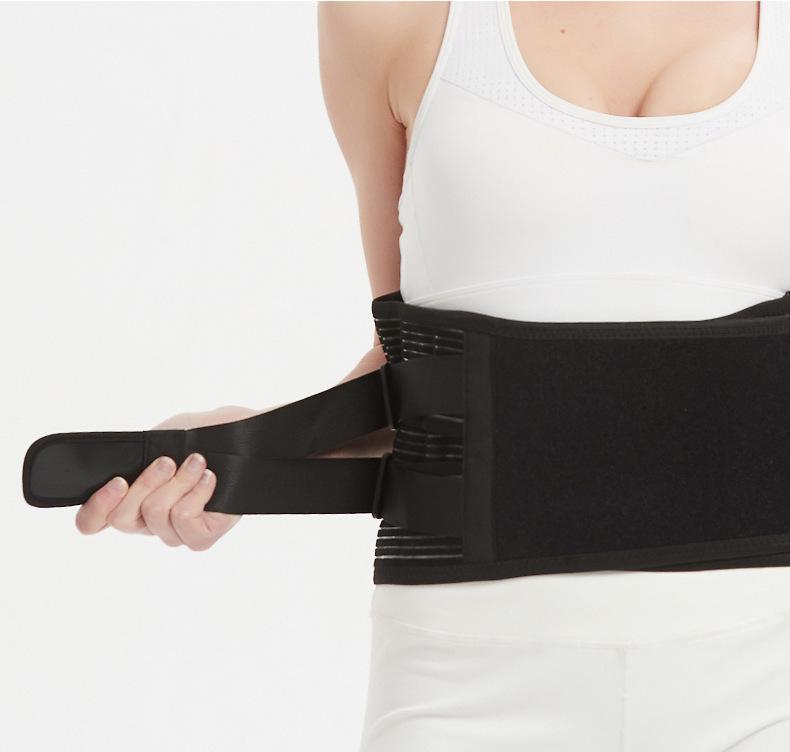 Sommer Lendenstützgürtel: Atmungsaktive Taillendekompression, Stahlplattenstütze, Bauchformung für Männer und Frauen.