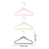 16Pcs Velvet Hangers Non-Slip Rotin Baby Clothes Hangers Portable Children Closet Organizer Drying Clothes Space Saving
