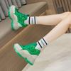 9CM Green Luxury Designer Sneakers On Platform Sports Shoes For Women 2025 New Thick Bottom Wedding Shoes High Heel