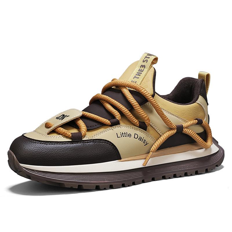 Herrskor vardagsskor höst koreansk version mångsidiga retro Forrest Gump-skor ungdom sport löpning lätt plattform pappaskor