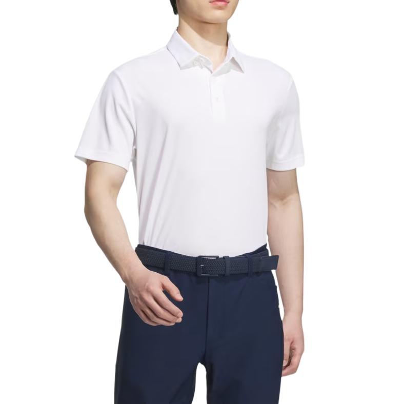 Adidas Golf Clothing Men's White Polo Collar Moderate