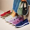 Women Breathable Walking Shoes Non-slip Soft Sole Shoe For Elderly Summer Casual Lightweight Shoes Middle-aged Female Flat Shoes