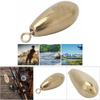 5pcs Bag Outdoor Fishing Copper Sinkers Weights Anglers Tackle Accessory (5g)