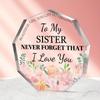 Sisters Acrylic Plaque - Versatile Gift for All Celebrations