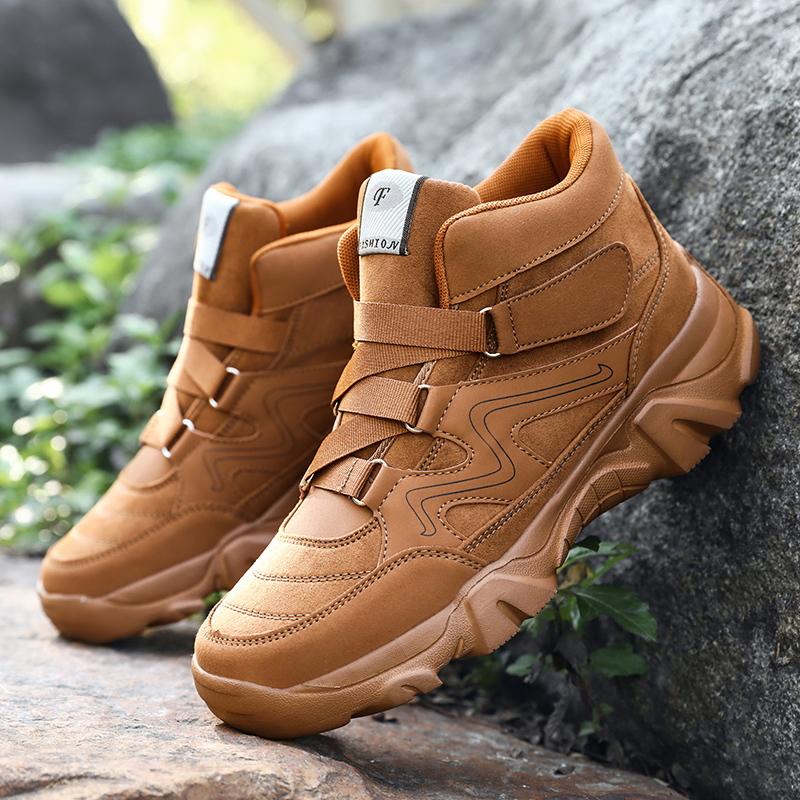 

Новые мужские зимние ботинки, водонепроницаемые мужские ботинки для активного отдыха, ботильоны, зимние ботинки, высокие мужские ботинки 39 хаки