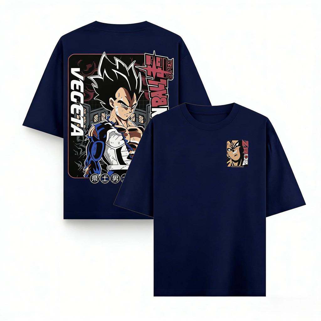 Dragon Ball Anime Vegeta Printed Tshirt Unisexs and Womens Tshirt Unisexs Top Sports Tshirt 2026 Summer New Tee
