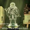 Piece One Luffy 3d Usb Night Light Remote Control Change Color 16 Lamp Colors