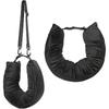 Borsa Multifunzionale Gonfiabile per Cuscino da Viaggio per il Collo con Tasca Portaoggetti Cuscino a U Comodo Federa per Bagaglio Borsa Portatile