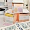 100PCS/Set Pull-out Design Sticky Note Full Adhesive Tearable Notepad  School Office Supplies
